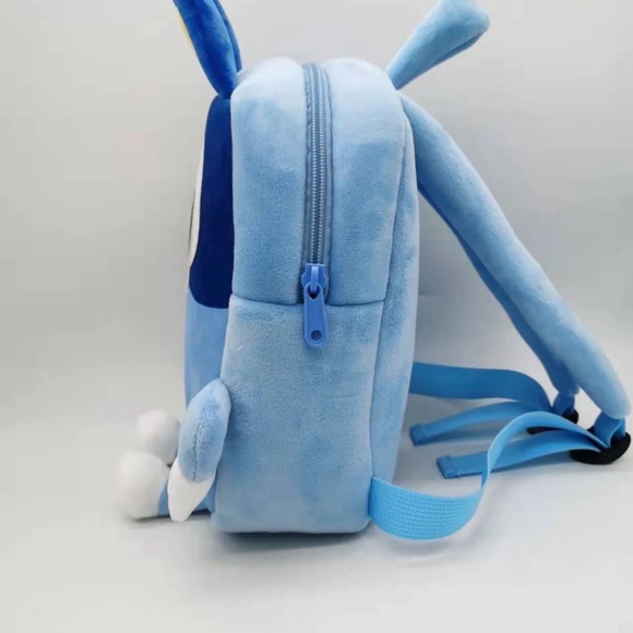 Kids Bluey Plush Backpack | Fun Mid-Size | Cute & Comfortable School Book Bag - Picture 5 of 6